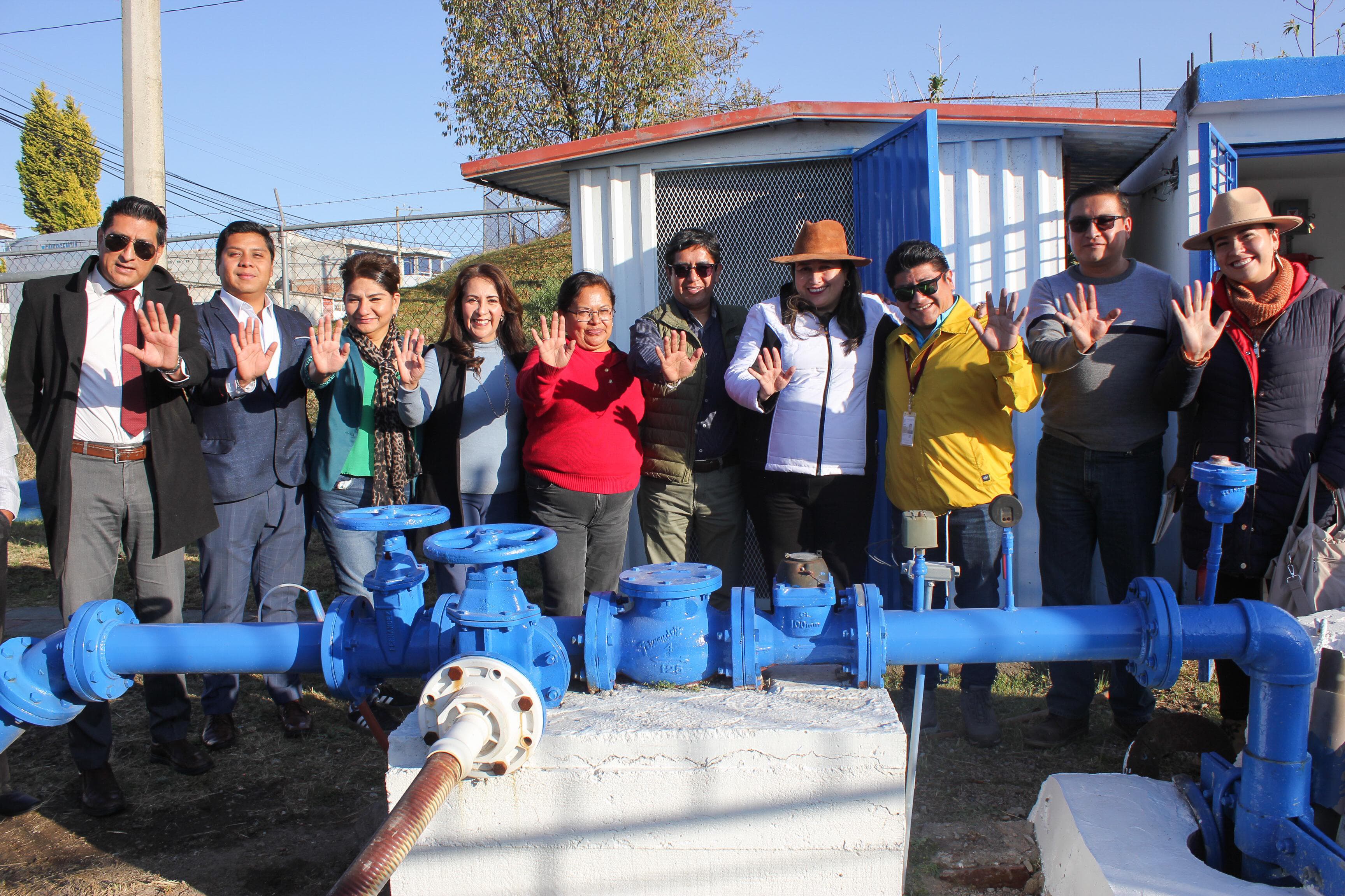 Supervisa Blanca Angulo con la Conagua condiciones de planta tratadora y pozos de agua de Chiautempan